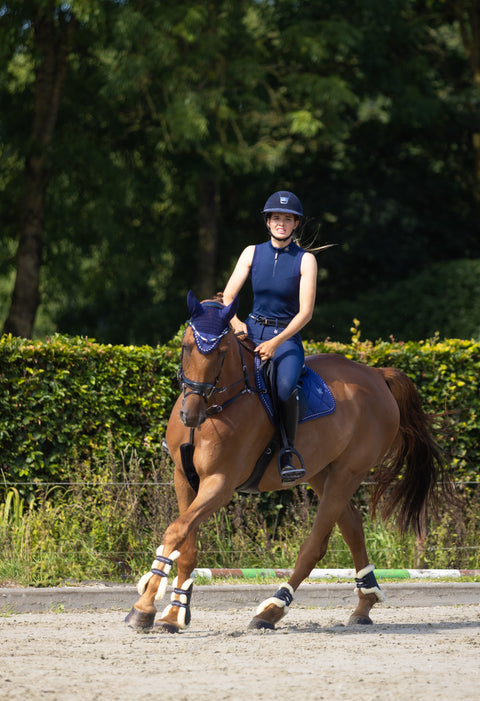 Mrs. Ros Sleeveless Training Top - Ultimate Navy