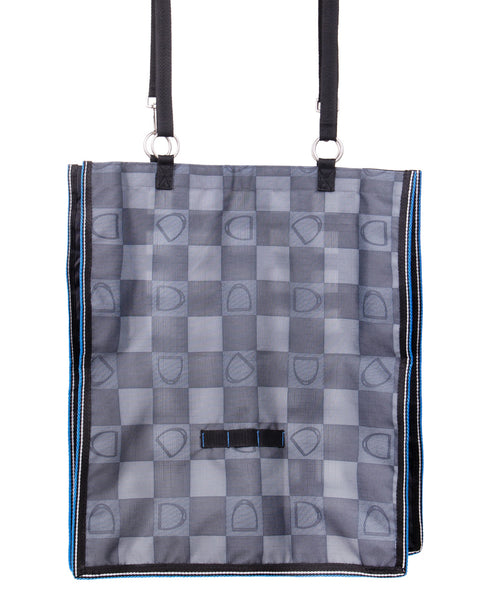 QHP Slow Feeder Hay Net - Cherry & Cloudburst Collection