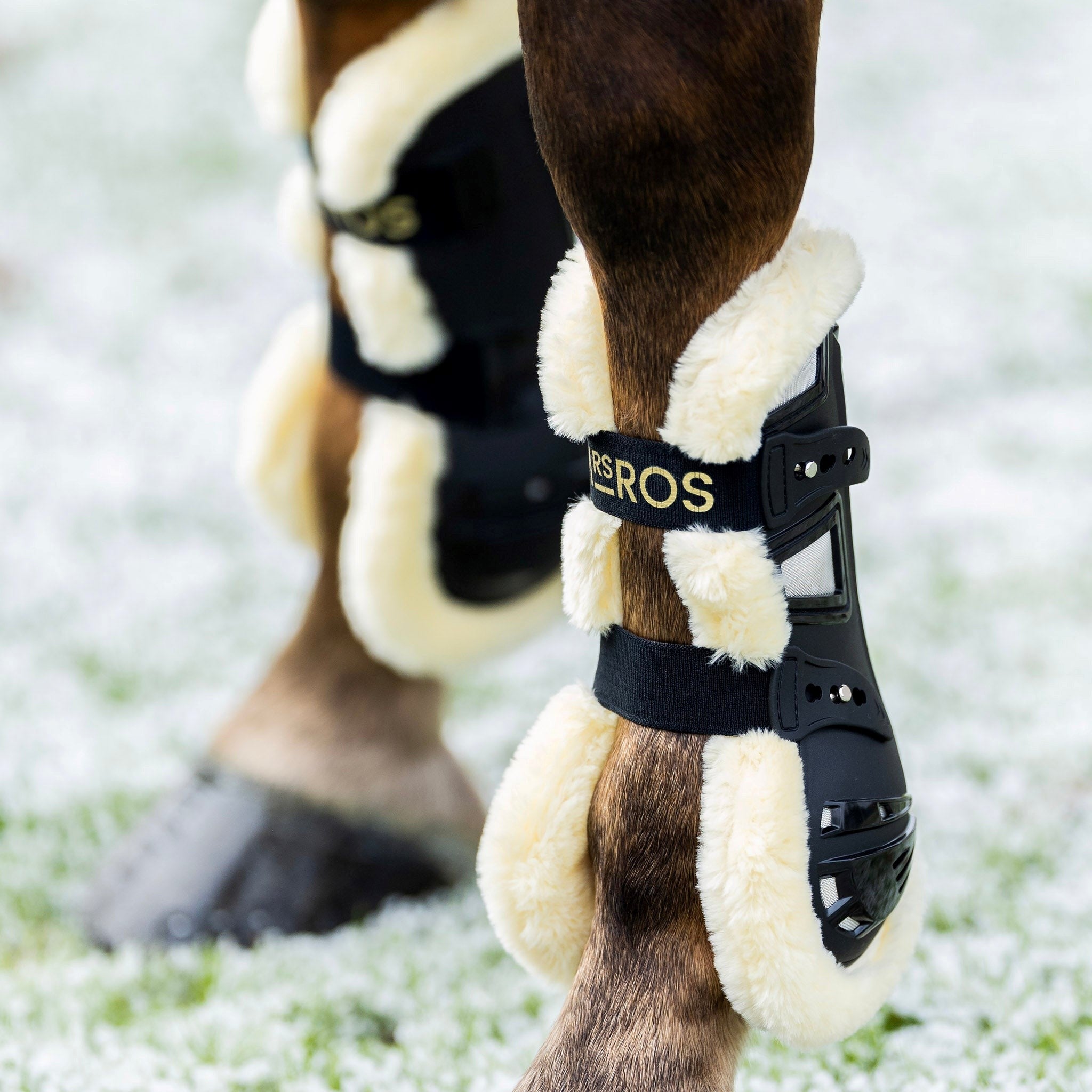 Mrs. Ros Air Flex Tendon Boots with Faux Fur EveryDay Equestrian