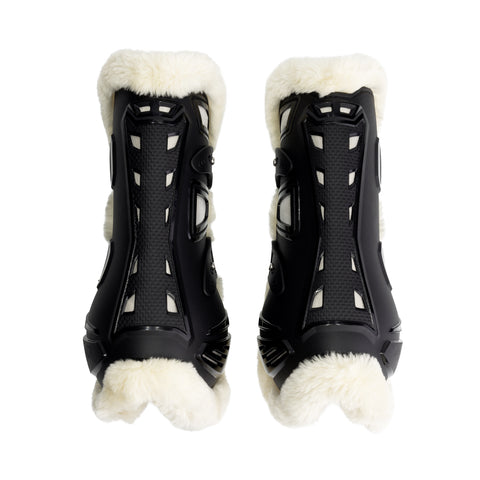 Mrs. Ros Air Flex Tendon Boots with Faux Fur