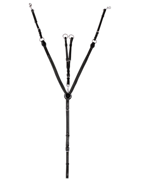 Everyday Equestrian - QHP Black Leather Breastplate