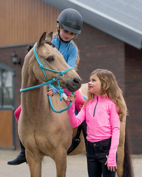 QHP Rope Halter with Reins
