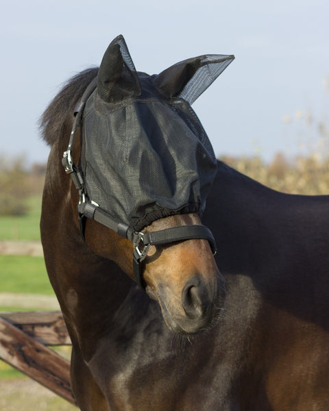 QHP Halter Fly Mask Combo with Ears - EveryDay Equestrian