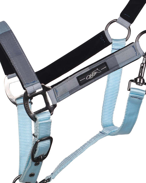 QHP Halter & Lead Rope - Diamond & Lagoon Collection
