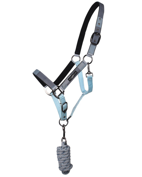QHP Halter & Lead Rope - Diamond & Lagoon Collection