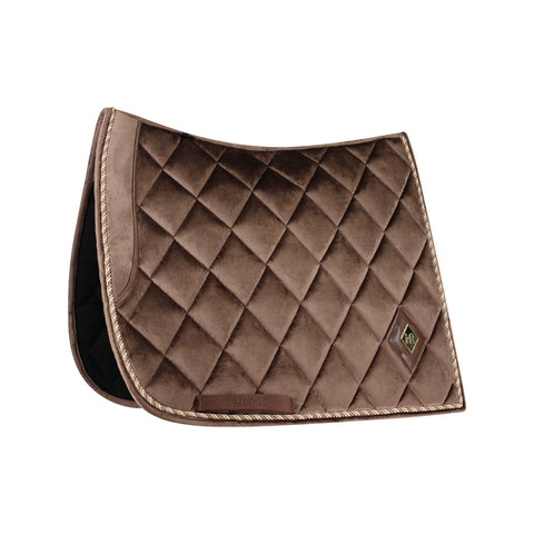 Mrs. Ros Velvet Iconic Dressage Saddle Pad & Matching Ear Bonnet - Limited Edition