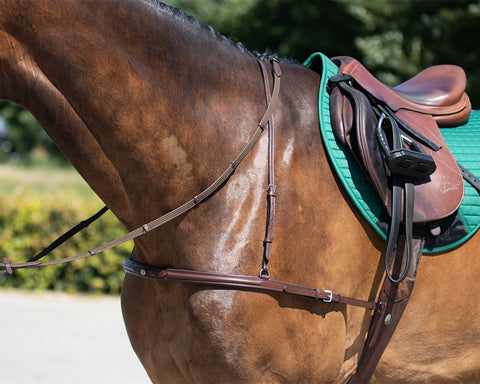 QHP Leather Breast Strap