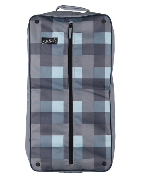 QHP Padded Bridle Bag - Diamond & Lagoon Collection