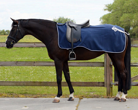 QHP Ornament Exercise Fleece Rug - EveryDay Equestrian
