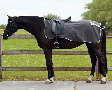 QHP Ornament Exercise Fleece Rug - EveryDay Equestrian