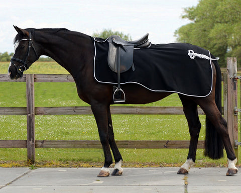 QHP Ornament Exercise Fleece Rug - EveryDay Equestrian