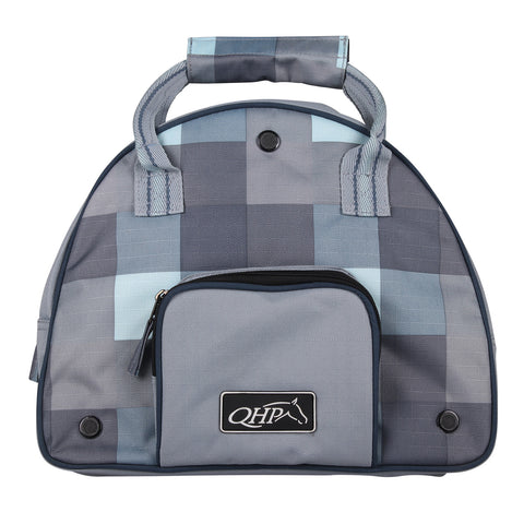 QHP Padded Helmet Bag Bag - Diamond & Lagoon Collection