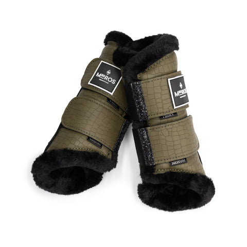 Mrs. Ros Fur Lined Splint Boots
