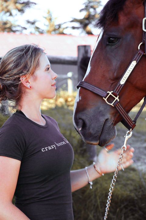 Spiced Equestrian Crazy Horse Lady Bamboo Crew