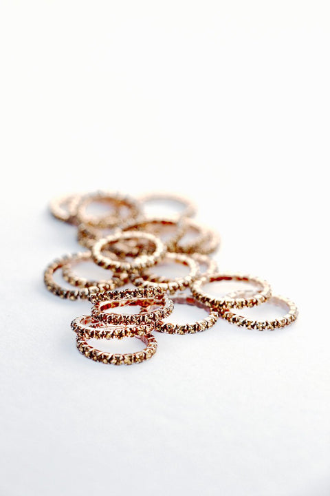 Spiced Rhinestone Horse Braid/Plaiting Bands