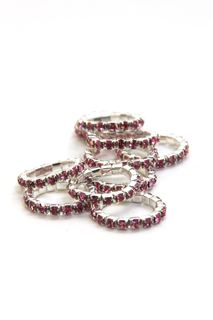 Spiced Rhinestone Horse Braid/Plaiting Bands