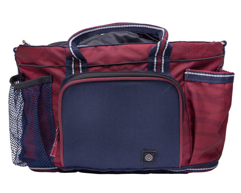 QHP Grooming Bag - Cherry & Cloudburst Collection