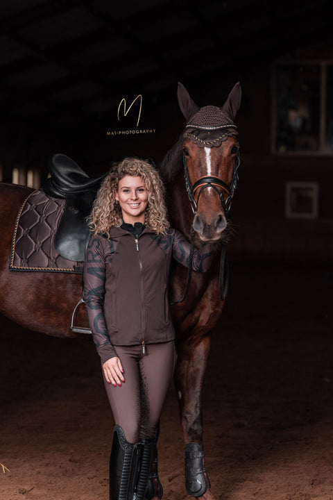 Mrs. Ros Amsterdam Riding Breeches - Hot Chocolate Collection
