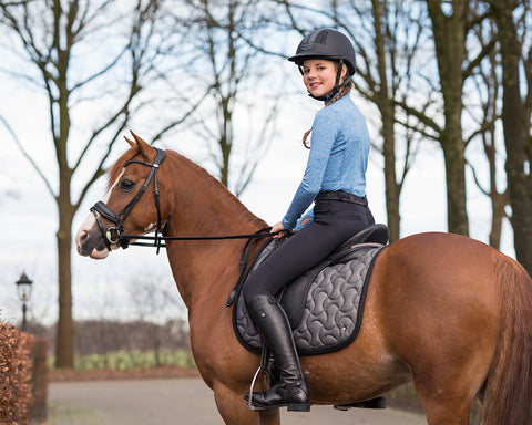 QHP Metallic Glitz Dressage Pad - EveryDay Equestrian